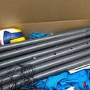 Heavy Duty Professional Volleyball Net Set Aluminum Poles, 32 ft Regulation Portable for Outdoor Backyard Beach, Anti-Sag, Adjustable Height & Length with Carry Bag, Regulation Size 32 x 3