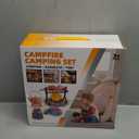 Kids Camping Set with Tent Camping Toys for Kids with Food Outdoor Campfire Toy for Toddlers Birthday Gift Age 3 4 5 6+ Year Old