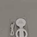 Magnetic Portable Selfie Light for iPhone - Phone Ring Light Rechargeable for Camera Picture Make up Photos Video Conferences LED Selfie Ring Fill Light TikTok/Zoom Calls/Video Conference (black-white)