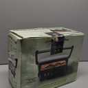 Chefman Electric Panini Press Grill, Compact 2-Slice Sandwich Maker, Non-Stick Coated Plates, Opens 180 Degrees, Dishwasher Safe, Removable Drip Tray, Stainless Steel/Black