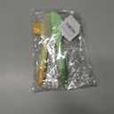 2pcs Pet Shedding Brush, Pet Hair Remover Comb with Release Button Self-Cleaning Grooming Brush for Deshedding Dogs Cats Short & Long Loose Hairs (Green, Yellow)