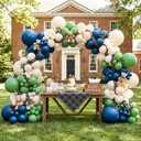 152 Pcs Tartan Plaids Decorations Baby Shower Bear Balloons Garland Arch Kits Preppy Bear Plaid Balloons for Baby Shower Party Wedding Birthday Christmas Decorations(Light)