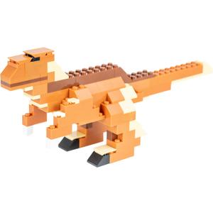 Strictly Briks Compatible with Lego Classic Bricks Dinosaur Building Set, Raptor, 111 Pieces, 100% Compatible with All Major Building Brick Brands, for Kids Ages 6+, 5 Pack