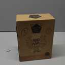 Home EC Original Gold Salt and Pepper Grinder Set of 2 - Adjustable Ceramic Grinder - Tall Glass Salt and Pepper Shakers With Funnel and Ebook - Kitchen Spice Mill - Gold Kitchen Accessories