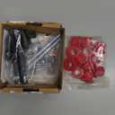 Club Car Precedent Front Bushing Kit With Screws, Golf Cart Front Lower Spring & Front Upper A Arm Polyurethane Bushings and Sleeves for 2004Up Club Car Precedent, GolfCart Suspension Replace Parts