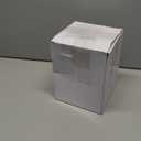 Dog Food Containers Set of 3 with Lids and Spoon Airtight Metal Dog Treat Snack Jars with DIY Labels Big Pet Cookie Storage Jar for Farmhouse Kitchen Counter(White)