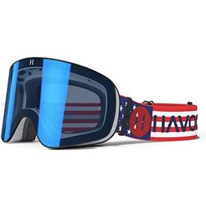 Havoc Racing Magnetic Frameless Goggles - For Motocross, Dirt Biking, Snowboarding, ATV, & UTV - UV Blocking Anti-Fog Goggles