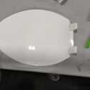 KOHLER K-4774-0 Brevia Elongated White Toilet Seat with Quick-Release Hinges And Quick-Attach Hardware For Easy Clean, White