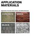 Meccion SDS Plus Rotary Hammer Drill Bits 1-1/8" x 13.8" Professional Tungsten Cross Tip Rotary Impact Drill bit for Masonry, Brick, Concrete, Walls, Brick, Marble, Stone