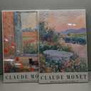 2 Pcs Monet Bathroom Print, Floral Countryside Landscape Bathroom Wall Art, Whimsical Pastel Bathroom Painting, Dreamy Bathroom Decor, Monet Print 