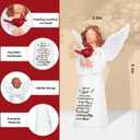 Cardinal Gifts for Women,Angel Cardinal Figurine Memorial Sympathy Gifts for Loss of Loved One,Sculpted Hand-Painted Figurine,5.1inches