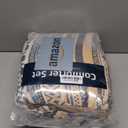 Mybedsoul Brown Boho Style Comforter Set 7 Pieces, Queen Size Aztec Bed in a Bag, All-Season Bedding Set with Sheets & Pillow Shams, Bohemian Geometric Striped Pattern