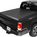 CAPSER Tacoma 5FT Soft Tri Fold Tonneau Cover Compatible with 2016-2023 Toyota Tacoma (Excl. Trail) 60.5Inch Truck Bed