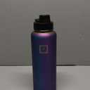 Insulated Water Bottle with Lid & Boot & Stickers, 32 oz Stainless Steel Sweat Free Bottle Keep Cold 24H, BPA-Free Sports Wide Mouth Water Bottle, Blue Gradient