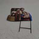 Metal Christmas Outdoor Nativity Scene for Yard with Stake 30 Inch Large Christmas Nativity Set with Baby Jesus Mary and Joseph Outside Waterproof Religious Yard Lawn Signs for Garden Lawns Decoration