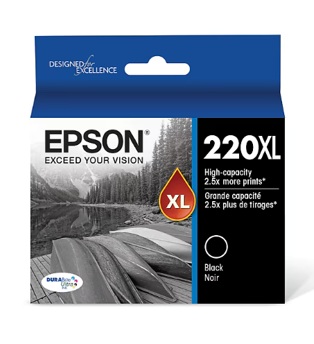 Epson T220XL Black High Yield Ink Cartridge (T220XL120-S