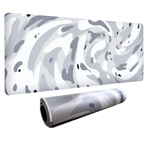 Fluid Pattern XXL Mouse Pad,Super Thick Waterproof Fluid Pattern Large Gaming Mousepad with Stitched Edge,Mouse Computer Desk Accessories,Non-Slip Base Mouse Keyboard Mat 800X400X4mm