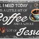 Vintage Coffee Bar Sign - Wall Decor for Home, Supermarket, Bar, Pub, Garage, Hotel, Diner, Mall - 12 * 8in