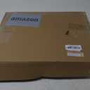 Christmas Village Set - 7 White Ceramic Houses with Remote LED Tea Lights and 8 Mini Trees, Farmhouse Christmas Decorations Indoor for Fireplace, Mantel, Tabletop, Shelves Winter Holiday Decor