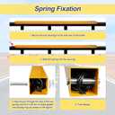 GSCC-400 Spring Cable and Chain Assembly,Trailer Tailgate Lift Assist Replacement Spring,Include Little Spring and Big Spring