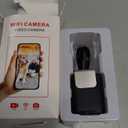 Mini Indoor Wireless WiFi Camera Small Home Security Cameras Body Small Outdoor HD Spy Micro Nanny Cam Pet Dog Babysitter House Security Camaras Room Cams No Need Wifi Cam Compatible with Android (Black)