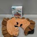 KOOLTAIL Inflatable Dog Cone Collar, Soft Donut E Collar for Dogs After Surgery to Stop Licking Enhanced Alternative, Blow Up Pet Neck Pillow Recovery Adjustable Cone for Dog Cat, Lion M (Medium(13-15in))