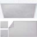 Torixqi 4pcs Fluorescent Light Covers - Light Covers for Ceiling Lights Classroom, Magnetic Light Filters for Office, Hospitals, Home 1 x 2Feet (light grey)