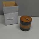 Ceramic Jar with Lid Airtight, Coffee Container Kitchen Food Storage Jars for Spice Sugar Tea Bag, Stackable Decorative Jars for Countertop, Grey & 18 fl.oz