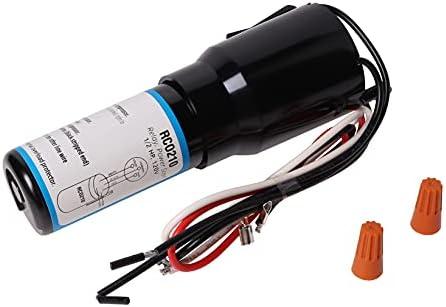 RCO210 3 in 1 Hard Start Capacitor Replacement Part, Solid State Relay Overload & Start Capacitor Combination 1/12 hp- 1/2 hp Compressors Voltage 120VAC
