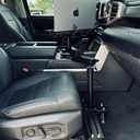 MELIPRON Truck Laptop Mount for Cars, Vans, Vehicles, No-Drill Computer Stand with Adjustable Height, Full Motion Swivel, Heavy-Duty Laptop Holder for Mobile Work