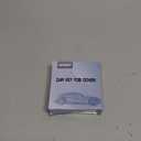 ACEBOY for Key Fob Cover, Soft TPU Protective Case with Leather Keychain Compatible with Car Smart Key (Pink)