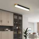 Tioolo Dimmable LED Ceiling Light, 27.5in Linear Ceiling Light with Remote, 27.5x5.5x1.6 inches