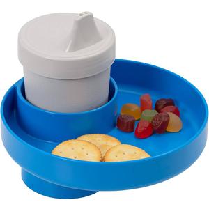 My Travel Tray - Made in USA - A Cup Holder Travel Tray for Car Seats, Enjoyed by Toddlers, Kids and Adults! (Blue)