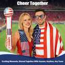 World Cup 2026 Soccer Fan Support Kit 11PCS, World Cup Merch for Fans Accessories, Flag, Scarf, Glasses, Cheering Sticks, Clapper & Schedule Poster, Fan Gear for Match Day & Parties (United States)