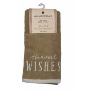 Homewear Embroidered Hand Towels - Harvest Wishes
Pack Of 6
