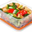 NUTRIUPS 2.6QT Deep Glass Baking Dish with Lid,97in Deep Rectangular Glass Baking Dish for Oven
