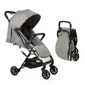 KOOLABABY 2-in-1 Foldable Baby Stroller – Newborn to Toddler Stroller with Extendable Canopy, 5-Point Harness & Large Storage Basket – One Hand Fold