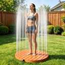Outdoor Shower Pool Shower Portable Non-Slip Garden Shower with Adjustable Water Flow Height for Outdoor Water Play Backyard Pool Beach Spa Lawn