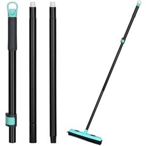 Kefanta Rubber Broom Pet Hair Remover Replacement Handle, Carpet Rake Broom Handle Refills (Not Include Broom Head)