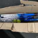 4 Pack Tennis Rackets for Adults Recreational 4 Players Pre Strung 27 Inch Tennis Racquets Lightweight Rackets Bulk with Balls Overgrips for Training