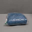 H.VERSAILTEX 20" X 32" Chenille Shaggy Bath Rug, Door Mat, Efficient Water Absorption, Thick, Anti-Slip and Plush Bath Mat for Bathroom, Living Room and Laundry Room (Dark Teal)