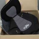 NEW-Vi Deluxe Kayak Seat with Gel Cushion & Storage Bag - Padded Ergonomic Backrest for Kayak, Canoe, SUP, Fishing Boat - Anti-Slip & Waterproof