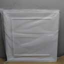 From Plain To Beautiful In Hours 505 Raised Panel PVC 2' x 2' Lay-in Ceiling Tile, Pack of 10, White Matte, 10 Piece