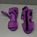 Plantar Fasciitis Night Splint 3 Adjustable Planter Facetious Relief Straps,Support Relief Foot Drop Achilles Tendonitis(Purple-2PC)
