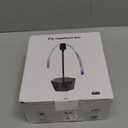 Fly Fans for Tables, Fly Repellent Fan Outdoor Indoor Keep Flies Away, Fly Repellent Fans for Tables with Holographic Blades for Picnic, Party, Restaurant, Kitchen, and BBQ, 4 Pack Black