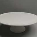 Hobby Lobby Cake Stand, Pedestal Design, Wedding, Party Decor, Birthday, Baby Shower (White Ceramic)