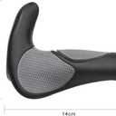 Bike Handlebar Grips, Soft Gel Inserts Shock Resistance Ergonomics Comfort Design,for MTB Bicycle Mountain Bike Grip