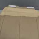 FZJDSD Tan Driver & Passenger Bottom Perforated Microfiber Leather Microfiber Leather Seat Covers Compatible with Ford Expedition 2007 2008 2009 2010 2011 2012 2013 2014