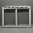 UPGRADED 240364787 Refrigerator Crisper Drawer Cover Frame Compatible with Frigidaire Crisper Drawer Replacement, Crisper Pan Cover Unit AP4432913, 240364794, FFTR1821TS0, FFTR1814TWB Crisper Drawer