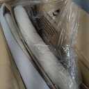 OLIXIS Criss Cross Chair with Wheels Wide Cross Legged Office Desk Vanity Chair Comfy Fabric Armless Adjustable Swivel for Home Computer Task PU Beige